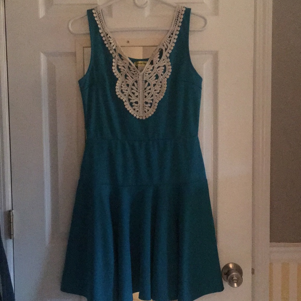 Vintage teal dress